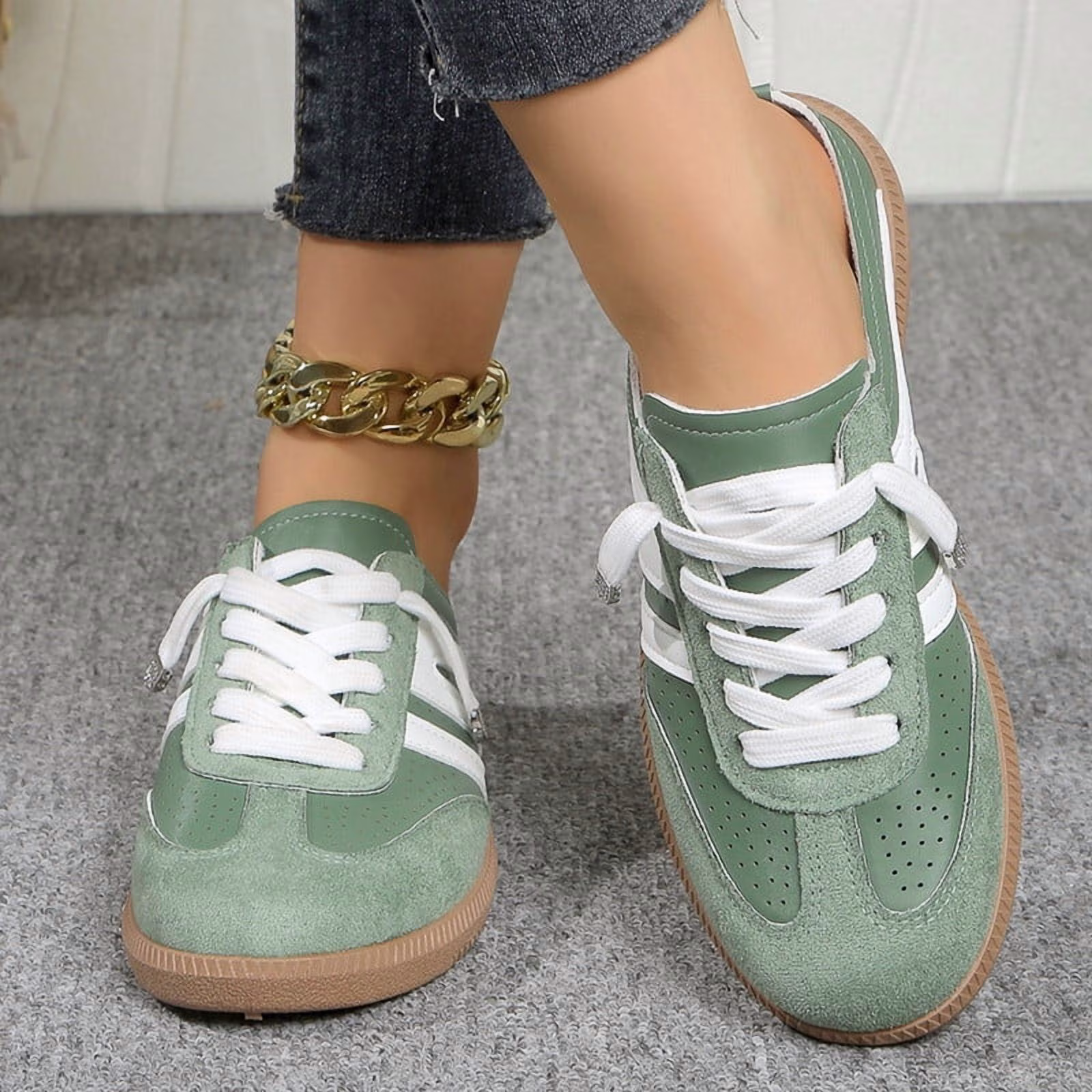 Women's Casual Slip-On Stylish Retro Sneakers