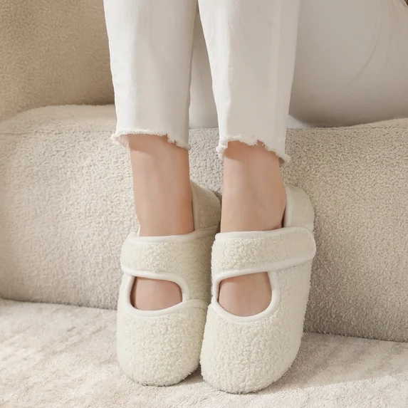  Cozy Women Slippers Comfy House Slippers for Women & Men Wide Diabetic Sock Slippers