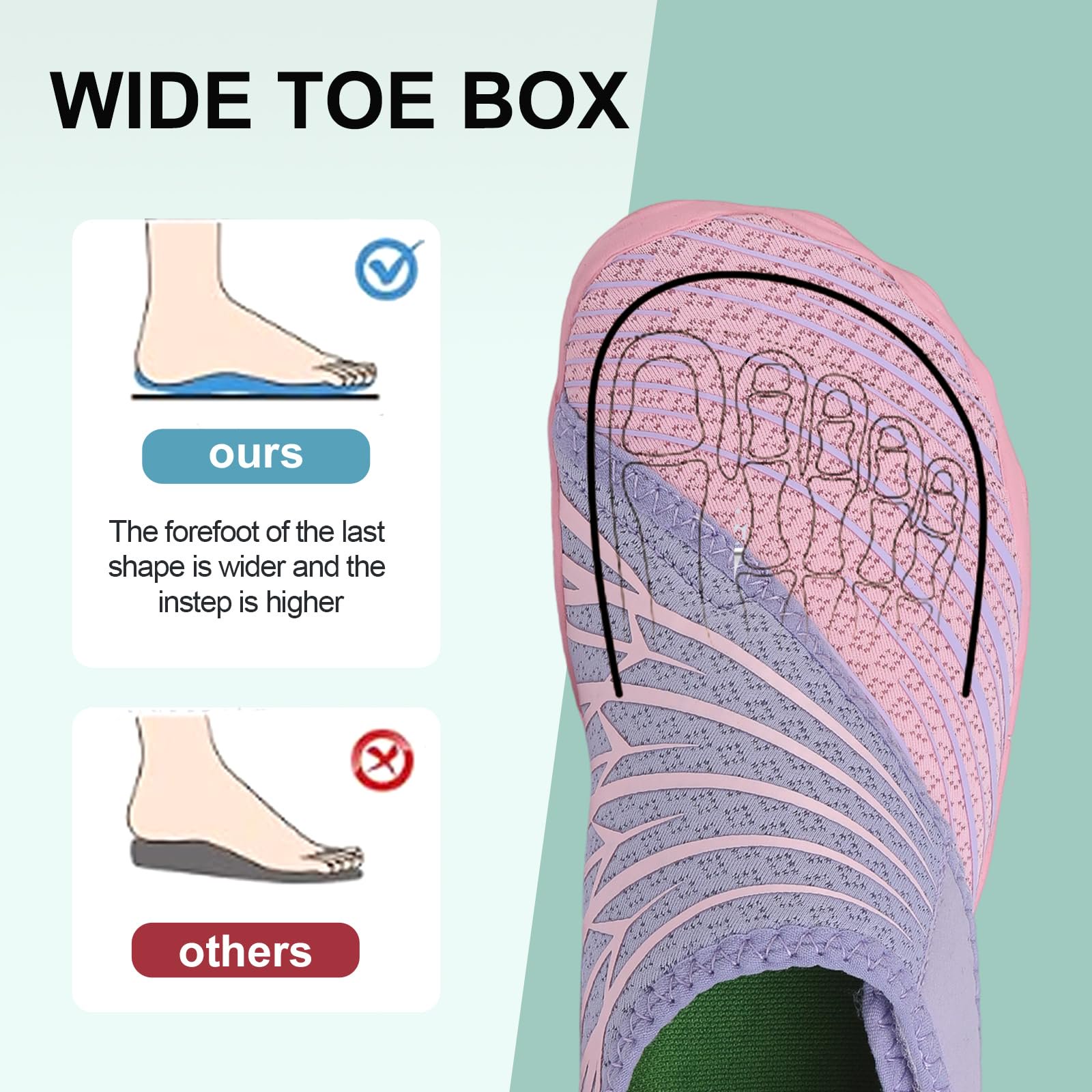 Upgrade Wide Toe Box Voyabarefoot Hiking Shoes for Women Men 