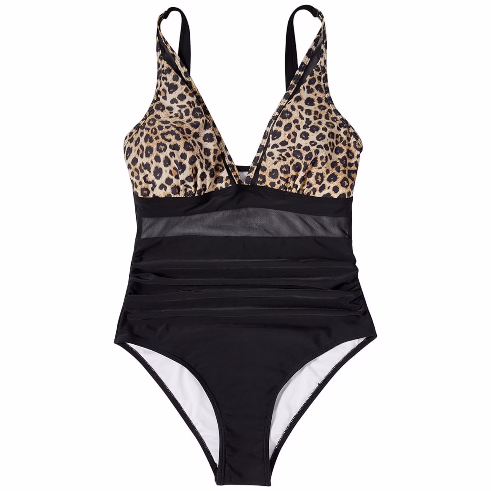 Sexy Mesh Tummy Control One-Pieces Swimwear for Women