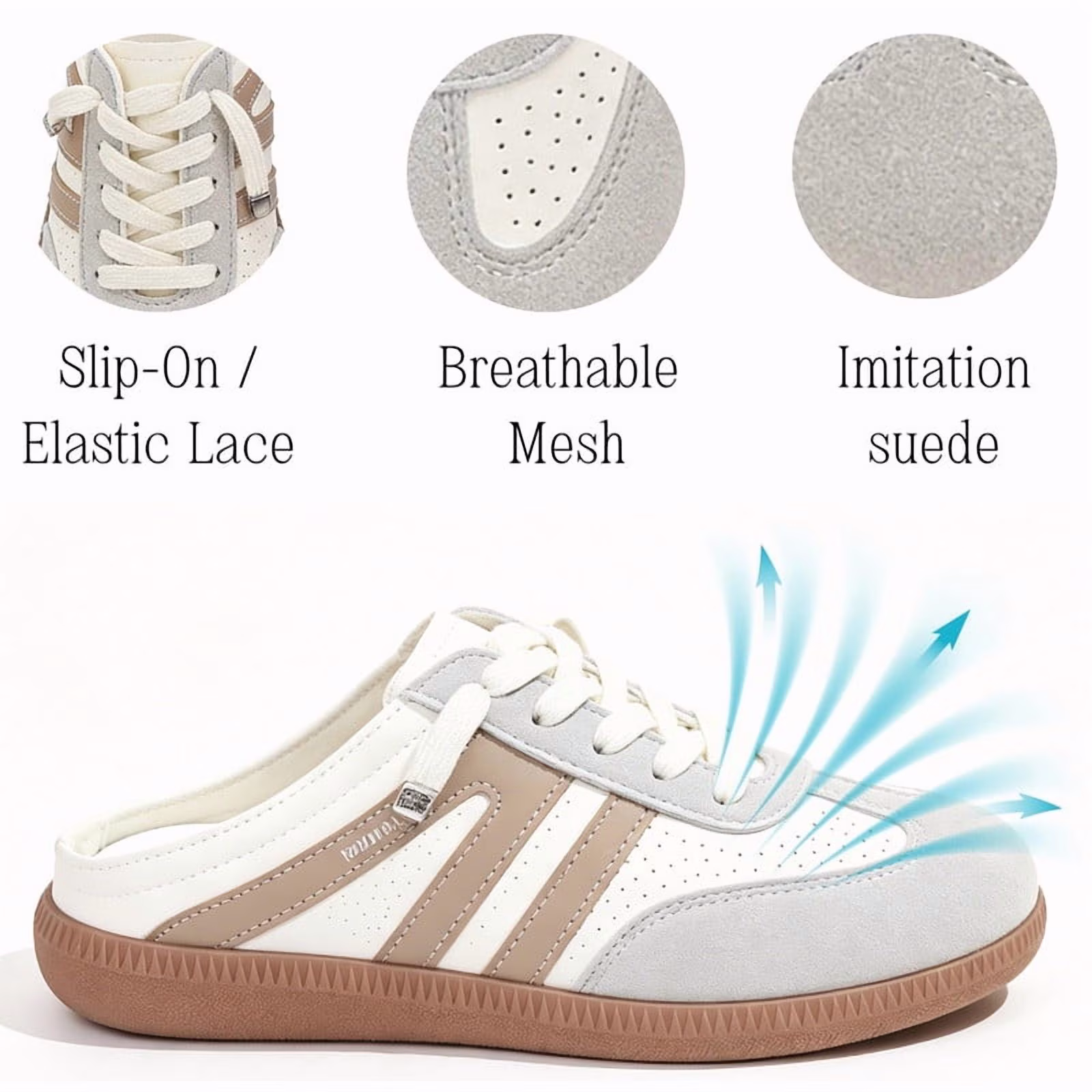 Women's Casual Slip-On Stylish Retro Sneakers