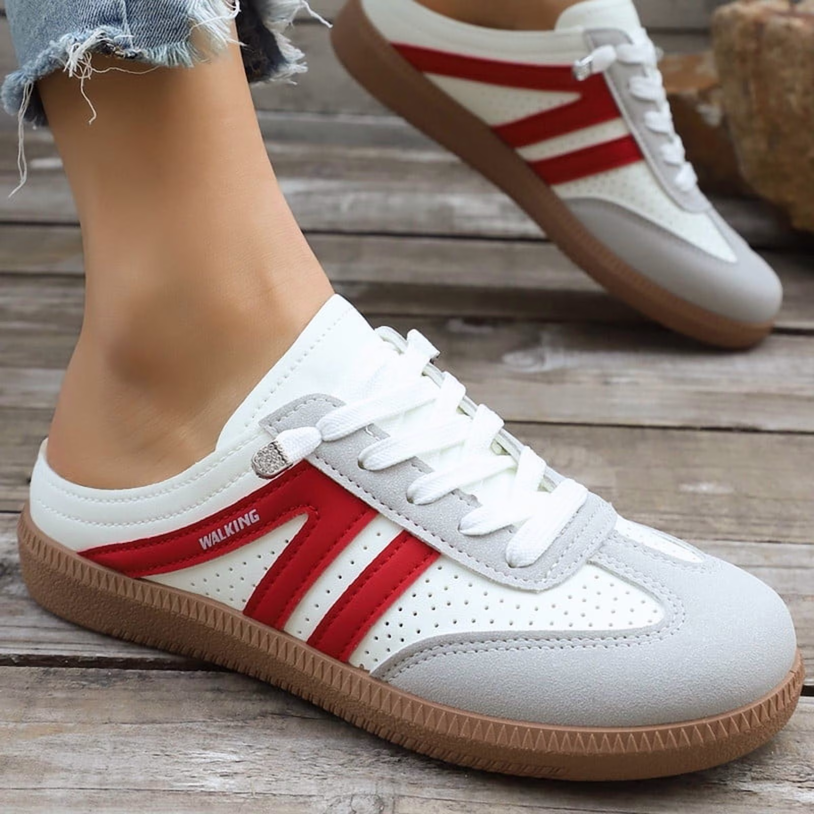 Women's Casual Slip-On Stylish Retro Sneakers