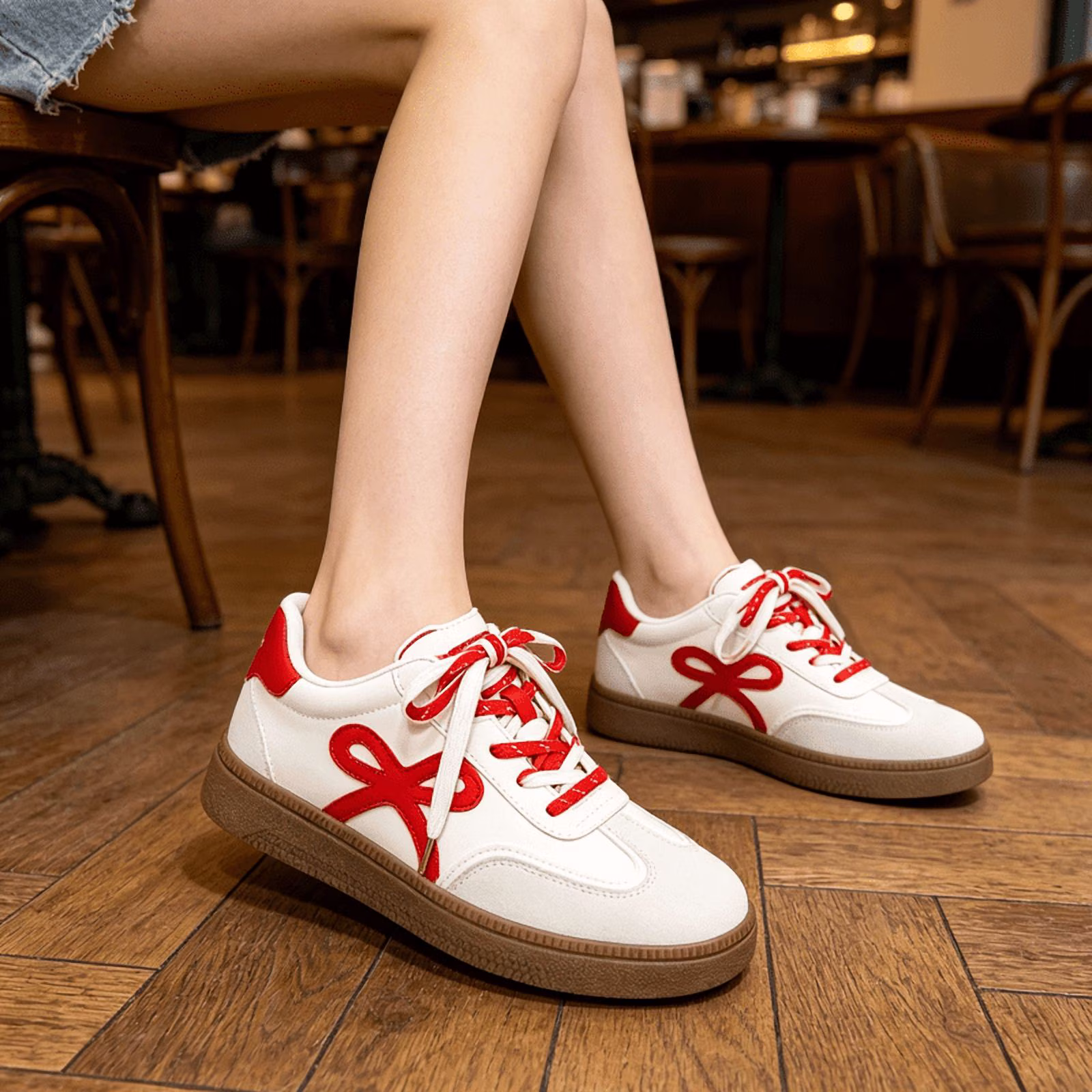2026 Breathable Bow-Knot Sneakers for Women