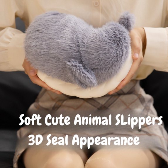 Cute Seal Slippers for Women 3D Cartoon Animal House Slippers