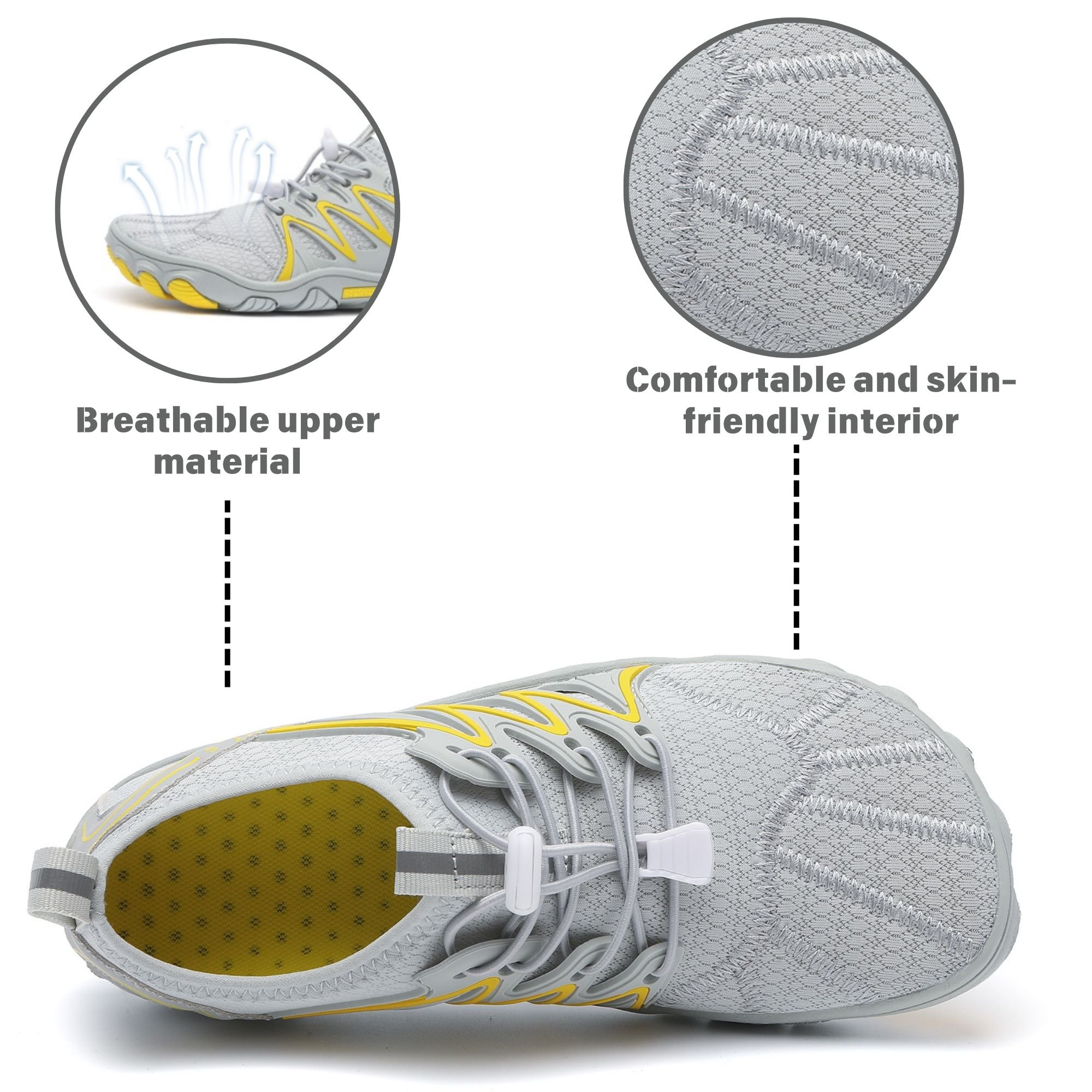 Barefoot Shoes for Women & Men Wide Toe Box Hiking Water Shoes