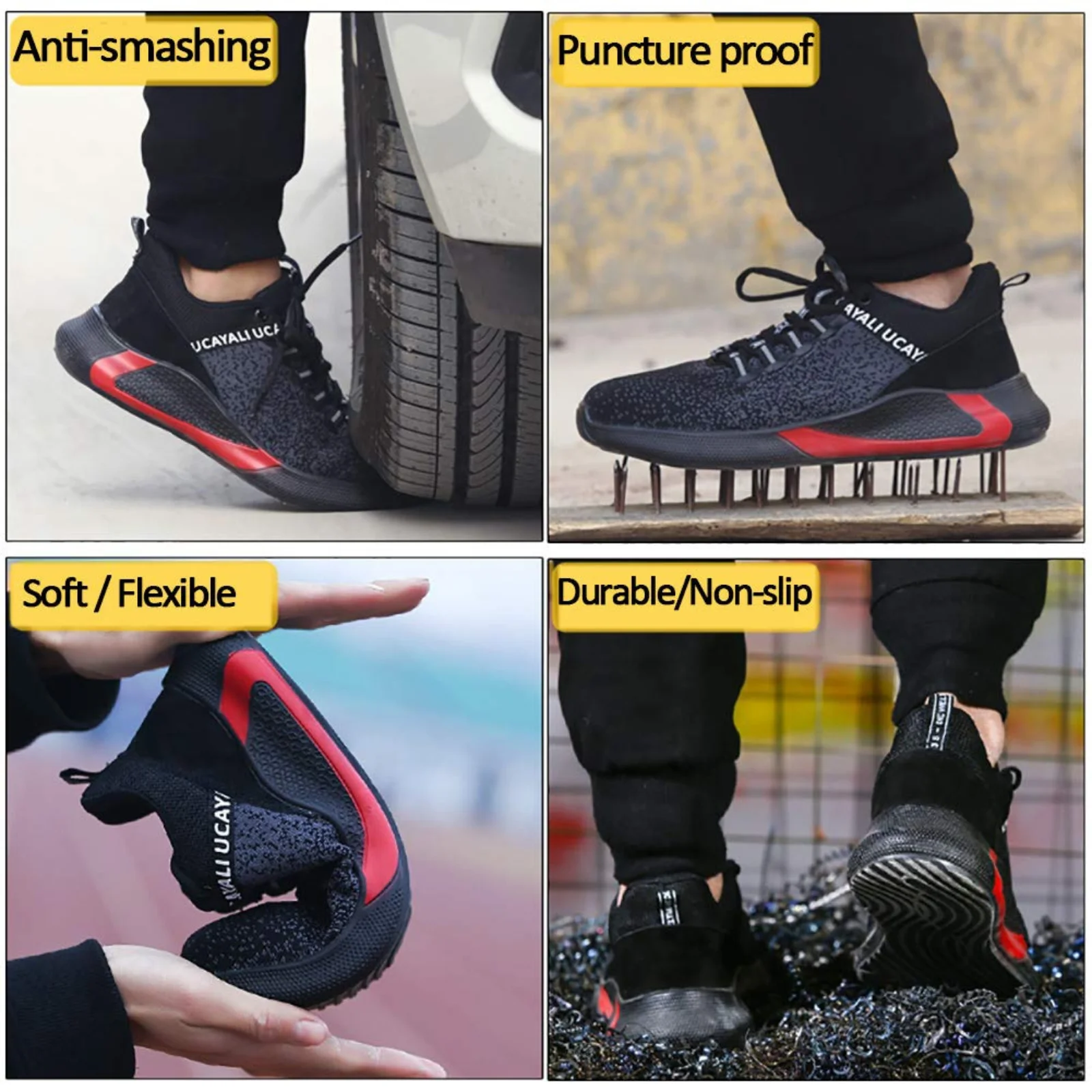  Composite Toe Safety Work Shoes