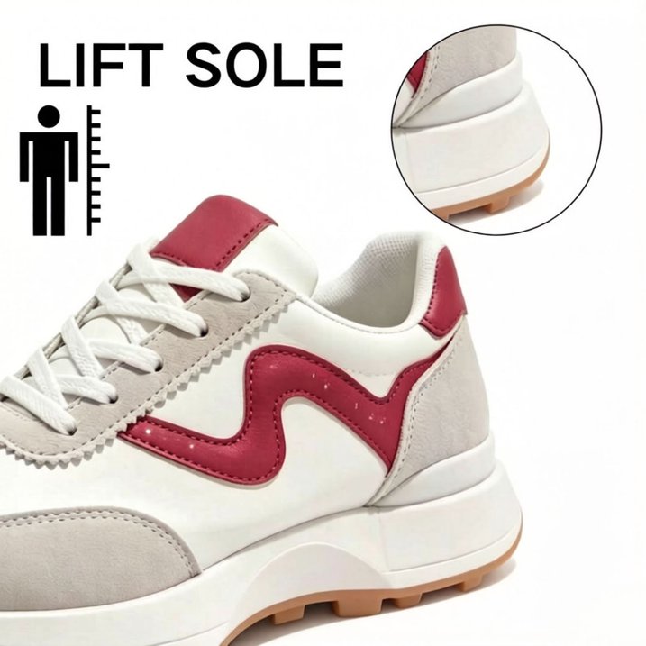 Lightweight Non-Slip Platform Sneakers for Women