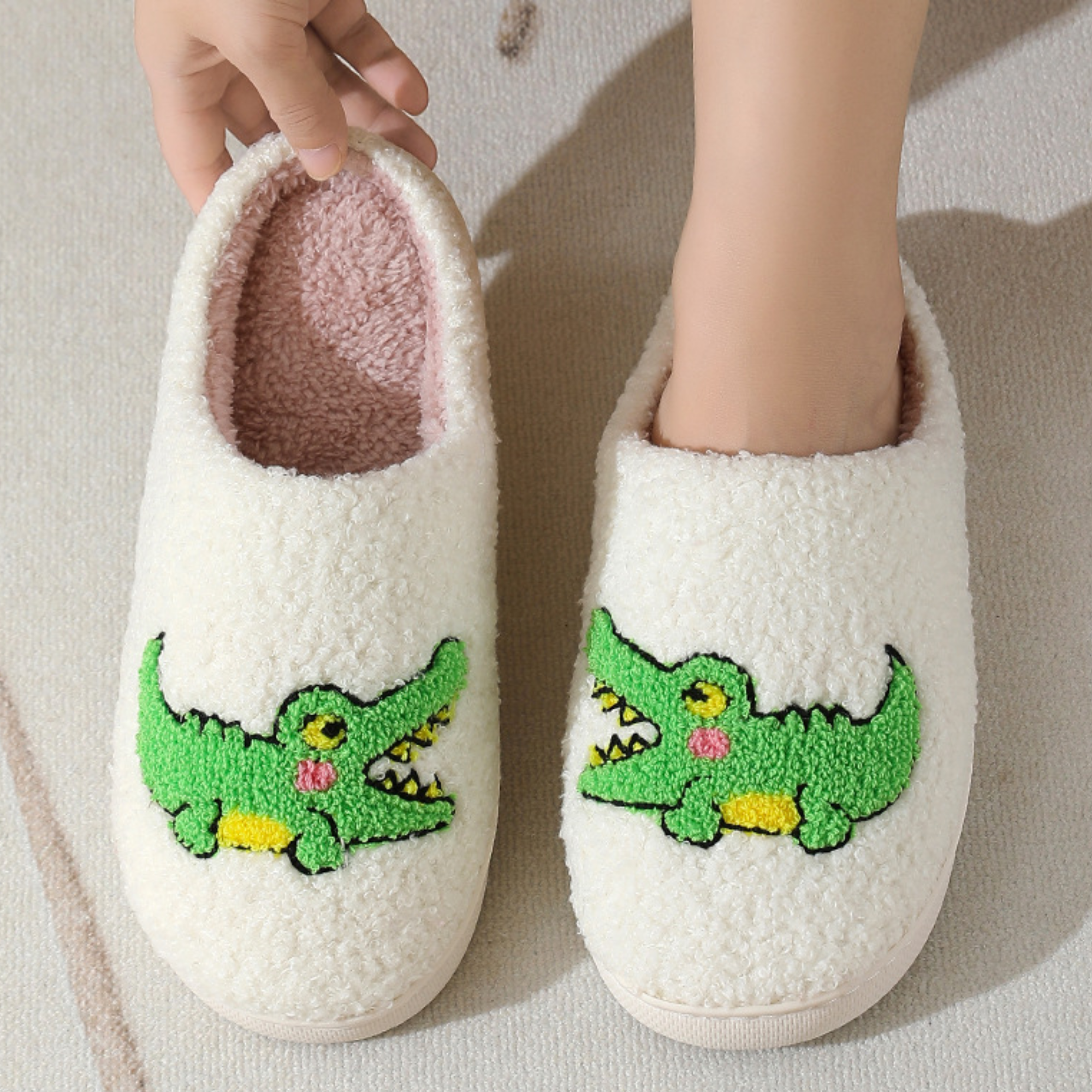 BERANMEY Cute Animal Puppy Butterfly Dogs Slippers