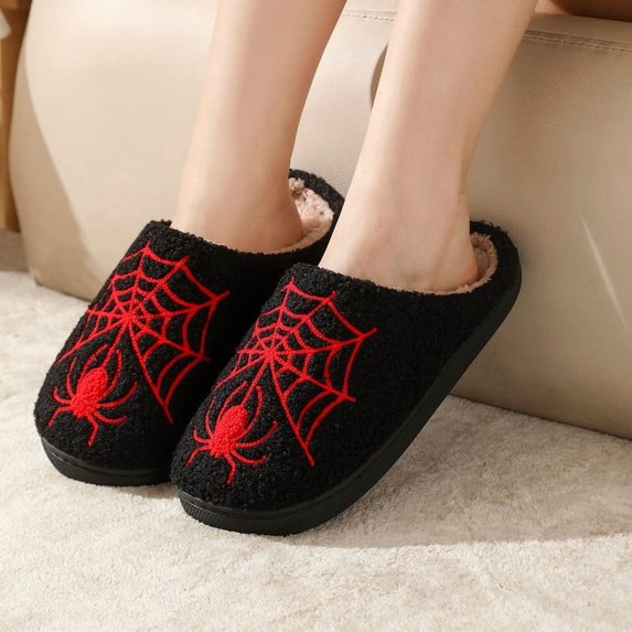 Halloween Slippers for Women and Men RedSpider