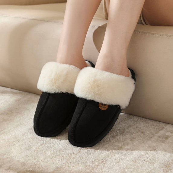 Cozy Slippers for Women Men Warm Fuzzy Womens Slippers