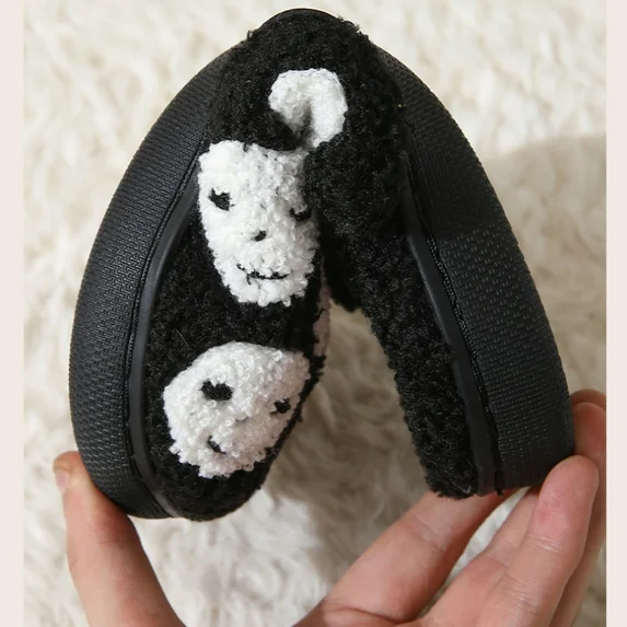 Soft Plush Halloween Slippers for Women and Men
