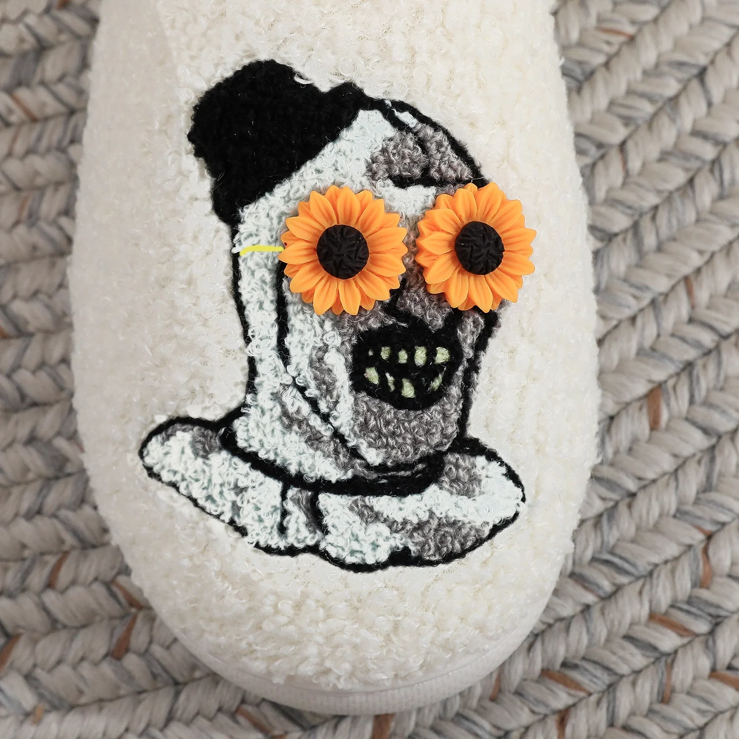 Soft Plush Halloween Slippers for Women and Men