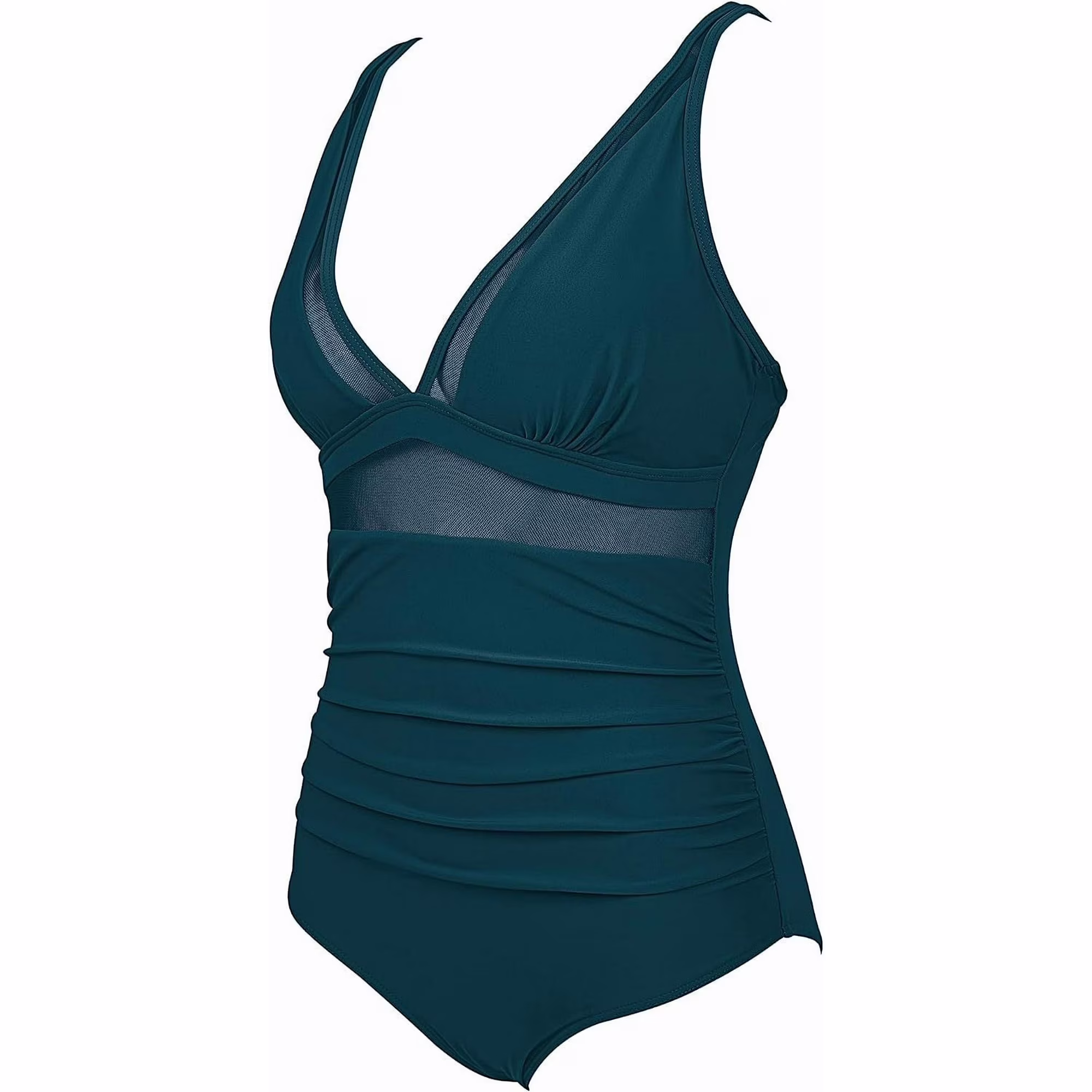 Sexy Mesh Tummy Control One-Pieces Swimwear for Women