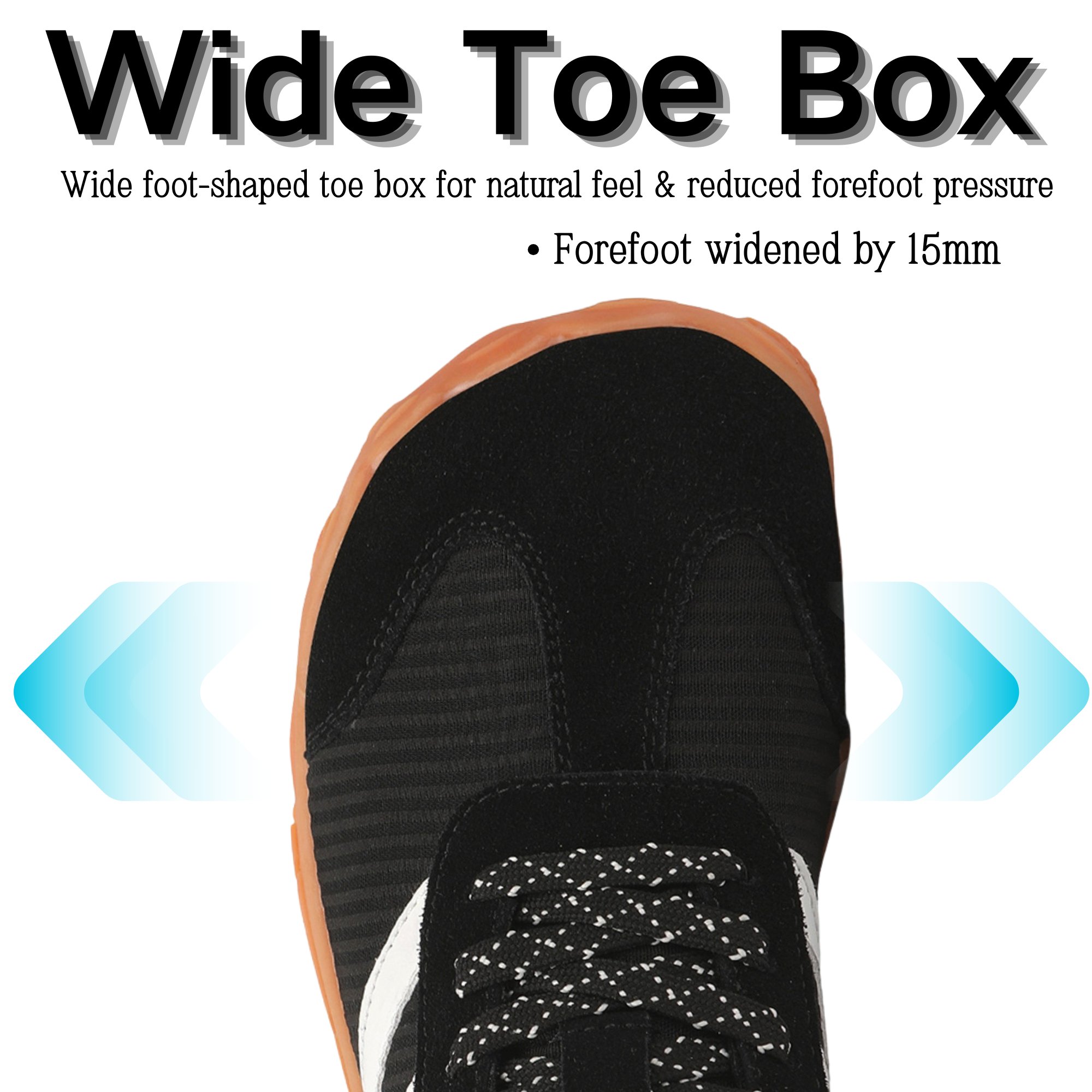 Wide Toe Box Quick-Dry Barefoot Water Shoes for Women Men