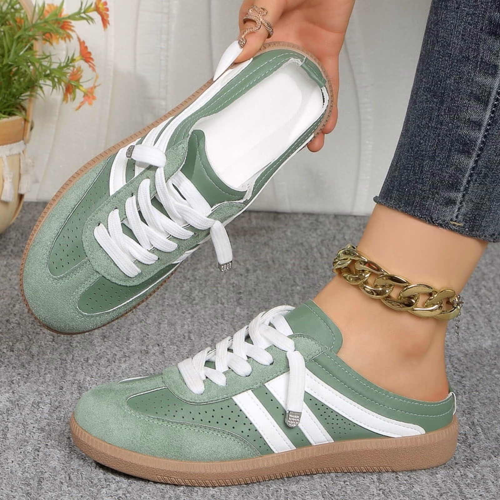 Women's Casual Slip-On Stylish Retro Sneakers
