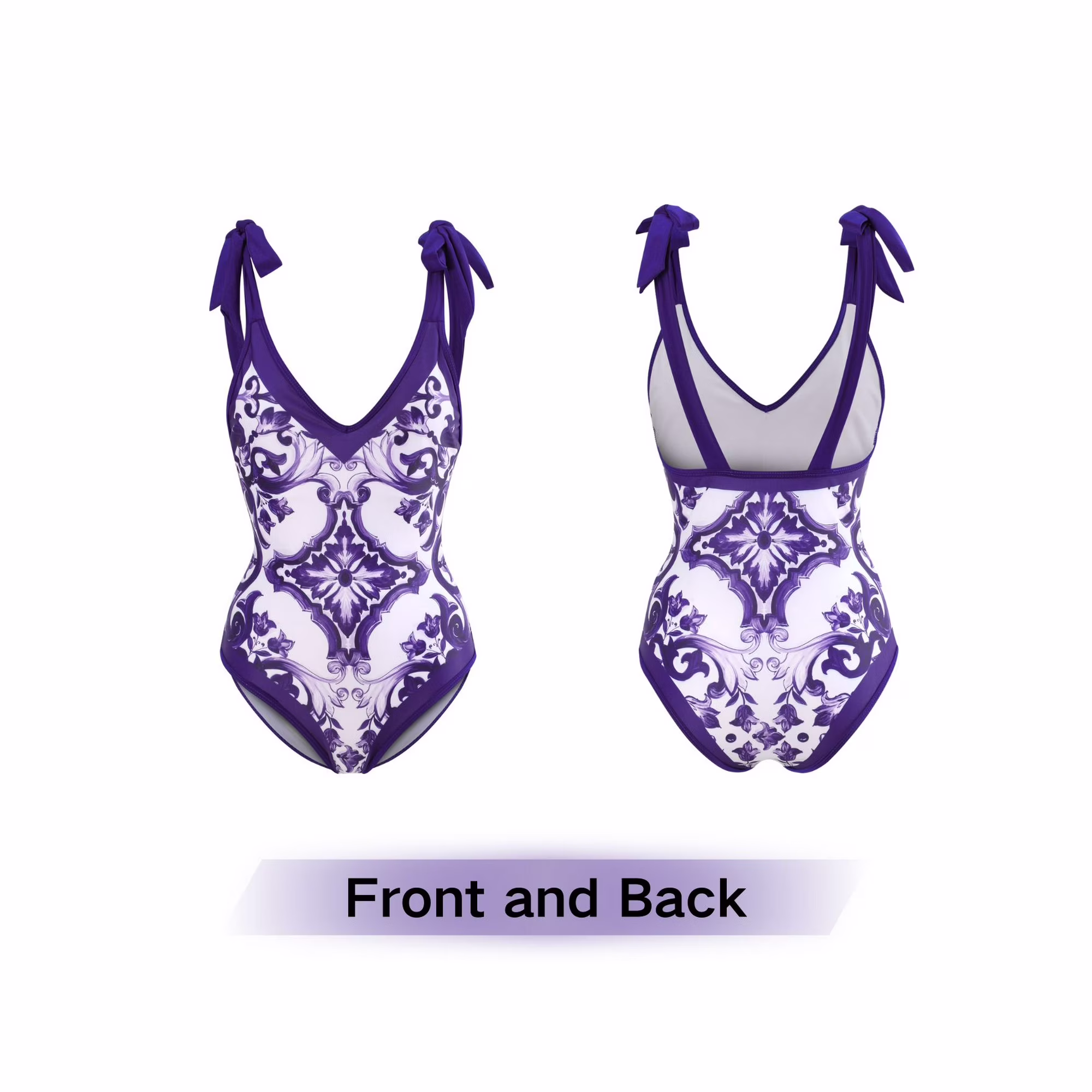 Women's One Piece Swimsuit with Cover up Beach Skirt Sarong