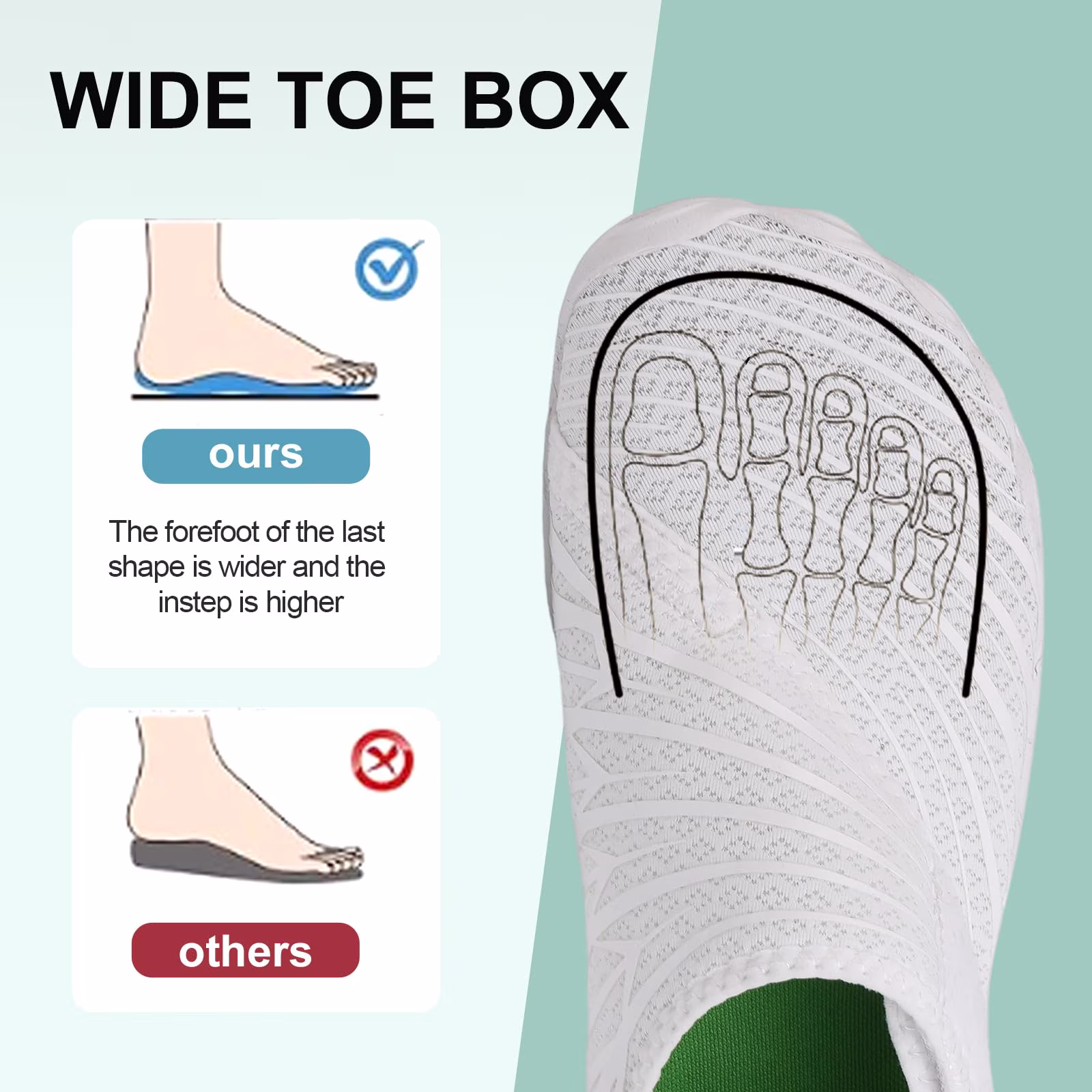 Upgrade Wide Toe Box Voyabarefoot Hiking Shoes for Women Men 