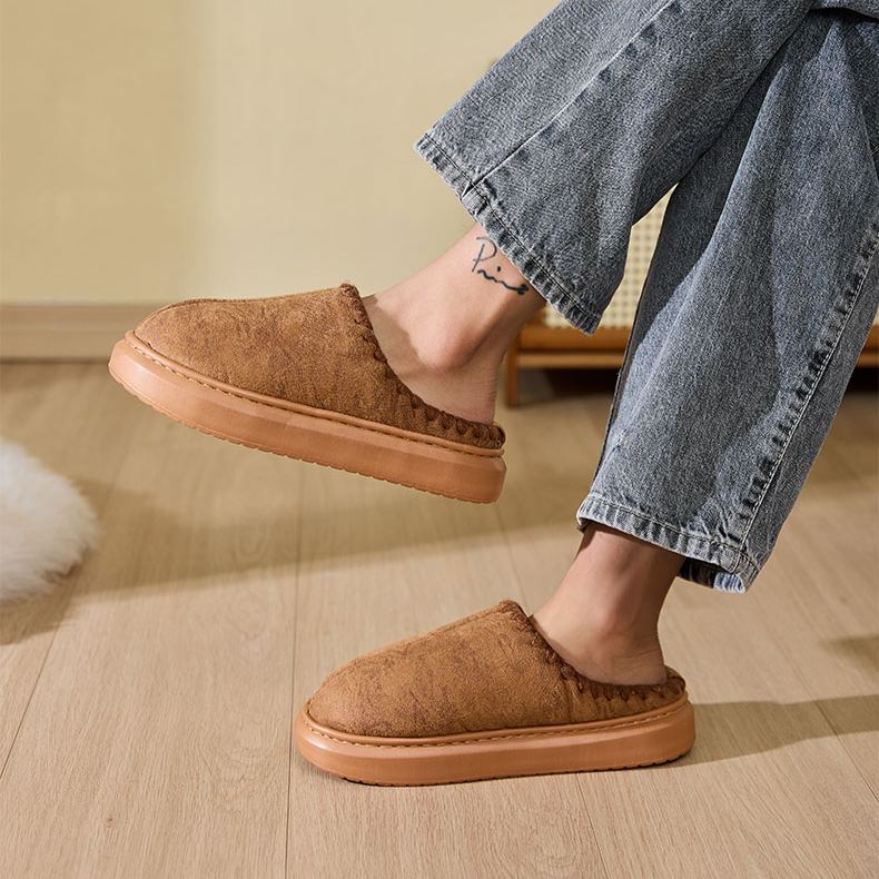  Cozy Platform Fuzzy Slippers 