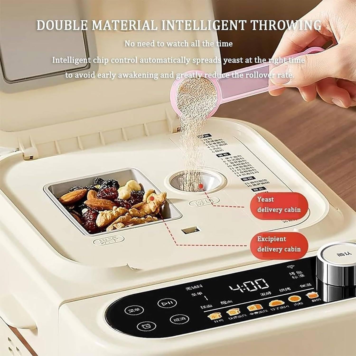 Bread Maker Machine with Stainless Steel Body 500g Capacity