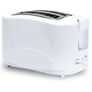 Status White Toaster Angled 2 slot Seattle