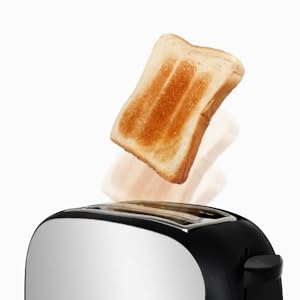 Status Roseville Toaster Popping technology Slice of Toast popping out the top