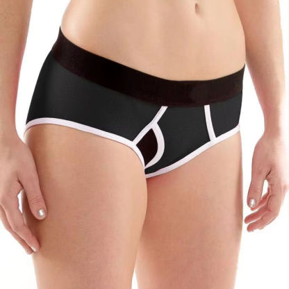 Custom Lady's Comfort Classic Contrast Panties Stretch Briefs for Female Women's Knickers Daily Wear Boyfriend Brief