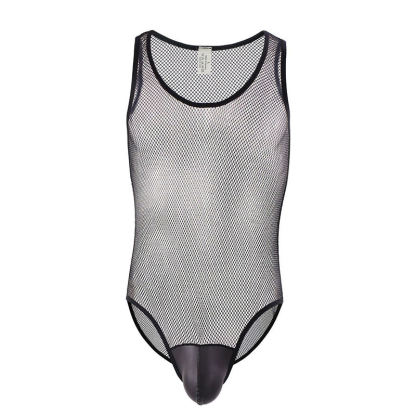 Cool Bodysuit Man Underwear Mesh Sexy Body Briefs  for Male Customized Factory Wholesale Products