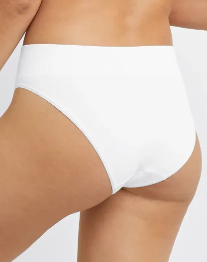 Lady's Mid-rise Panty Rib Waistband Women's Panties Briefs for Female Solid Underwear Girl Lingerie Knickers Every Day Undies