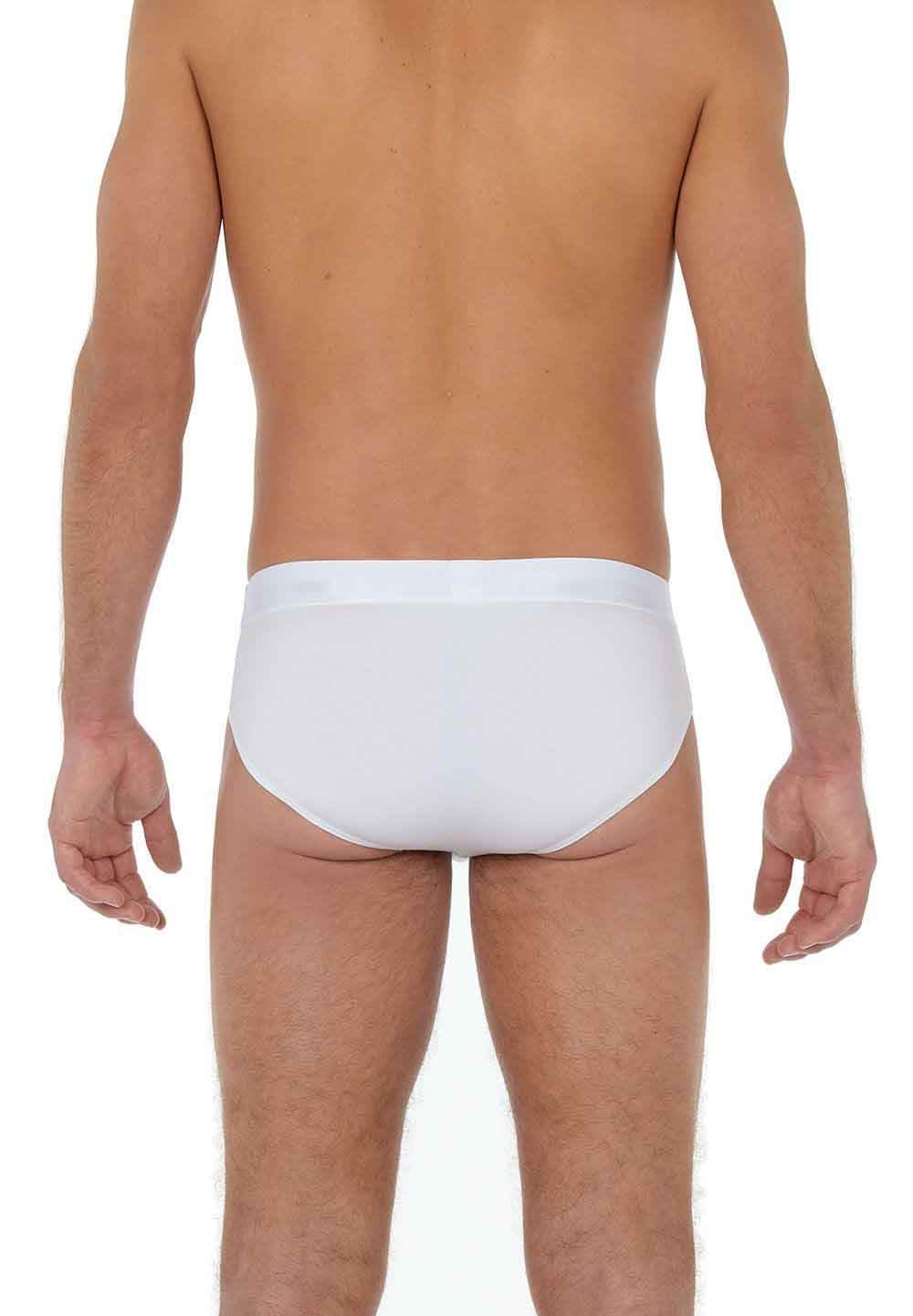 Elastic Waistband Regular Fit White Men's Guy Briefs Underwear Pants Breathable Underpants Grundies for Male OEM Everyday Wear