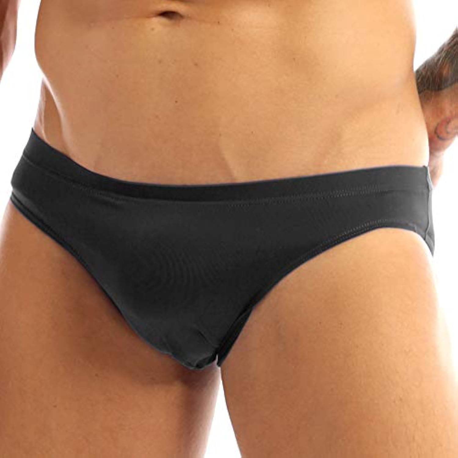 Solid Men's Guy Swim Briefs Men's Underwear Bikini Pants Breathable Underpants Grundies Pool Stretchy Low-rise Anti-Irritation