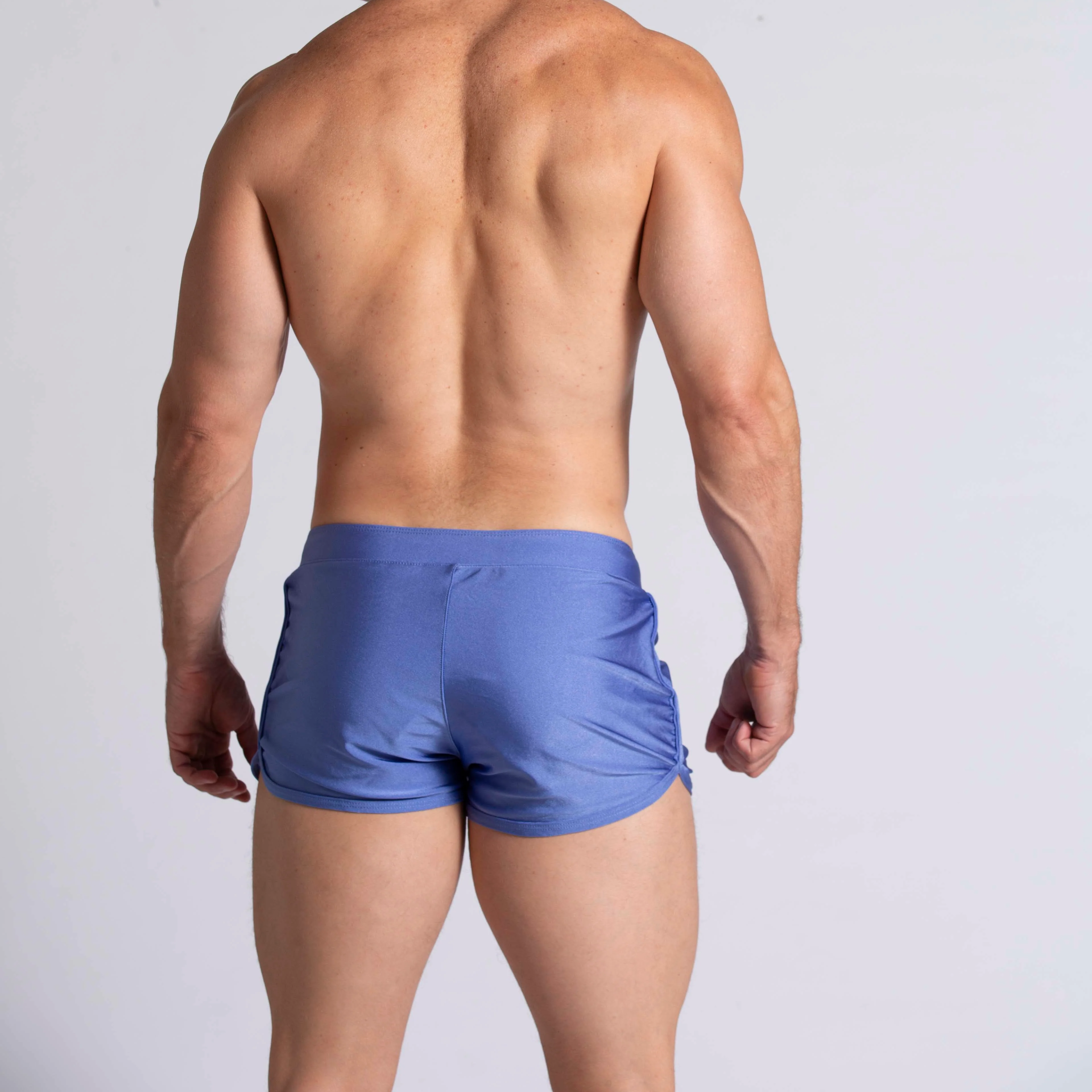 Comfy Mens Boxers Shorts Solid Trunks Swimwear with Drawstring Men's Underwear Casual Fit Undershorts for Male Daily Wear