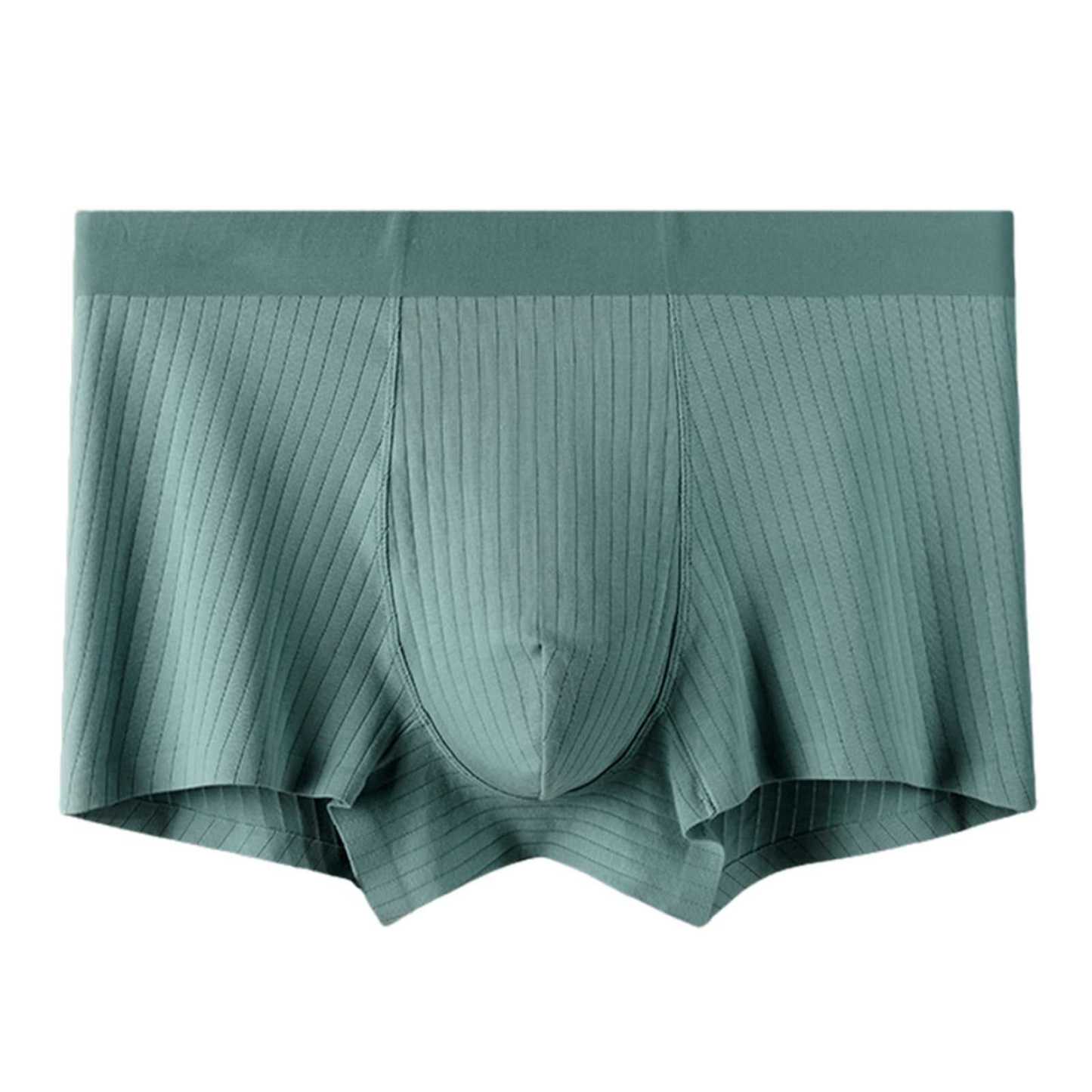 Men's Trunks Boxerjock Rib Boxer Briefs for Male Customized Elastic Waistband Body-hugging Underwear Athletic Fit 3D Pouch