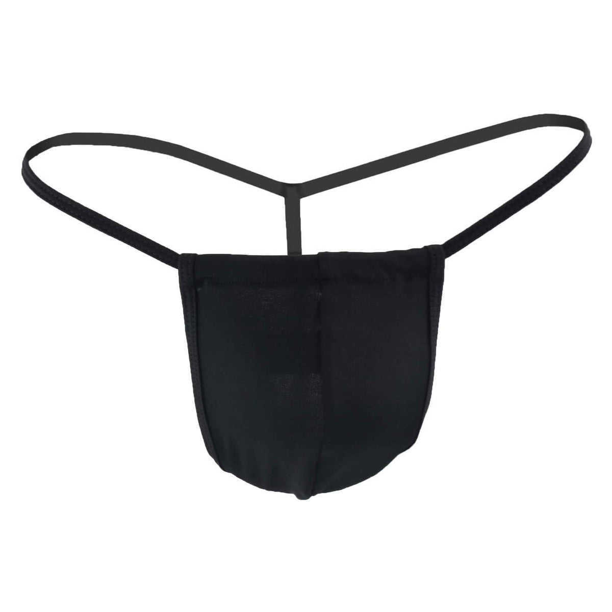 Men's Thong Underwear Tanga Custom Logo Mens Thongs Low-rise Men Underwear Customized Sexy Briefs T-string T-back Solid Pouch