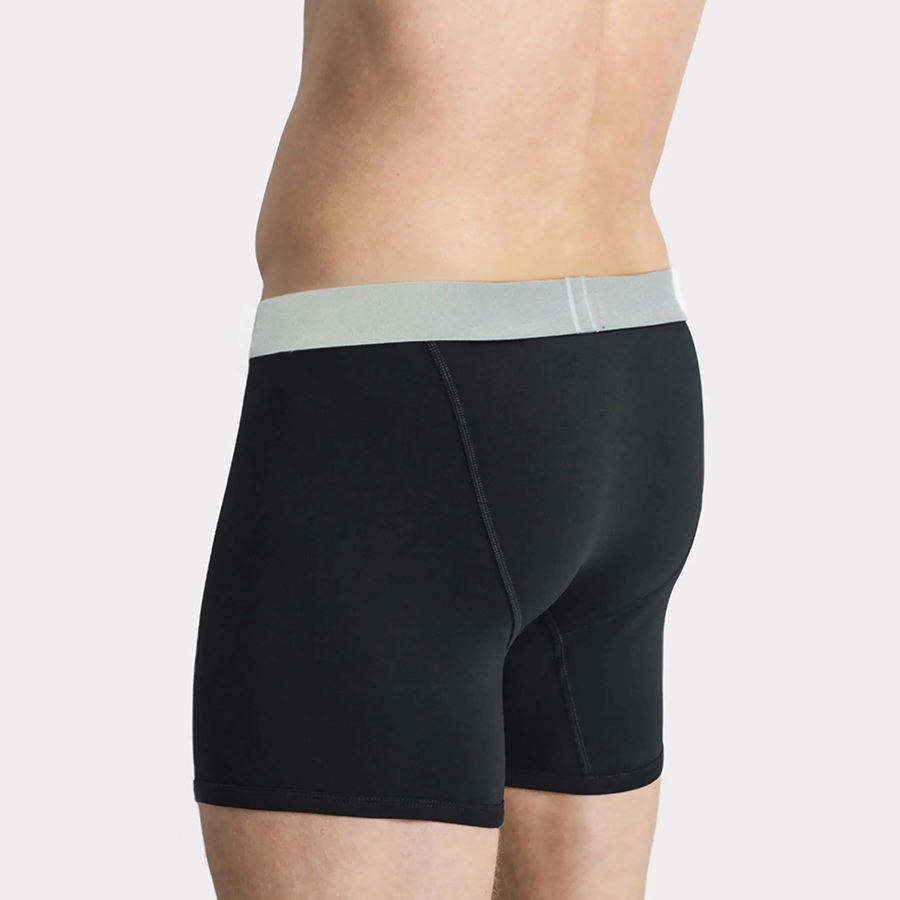 Comfy Men's Trunks Solid Color Contrast Side Fly Boxer Briefs for Male  Customized Elastic Waistband Body-hugging