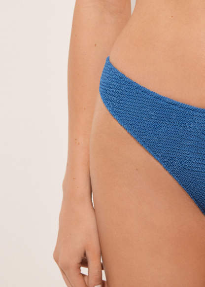 Lady's Swimsuit Bottoms Crinkle Waves Brazilian-cut Panties Solid Bikini Briefs for Female Women's Underwear Lingerie Knickers