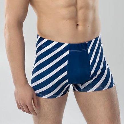 Men's Trunks Boxer Briefs for Male Customized Body-hugging Underwear with Pouch Solid Grundies Printed Breathable