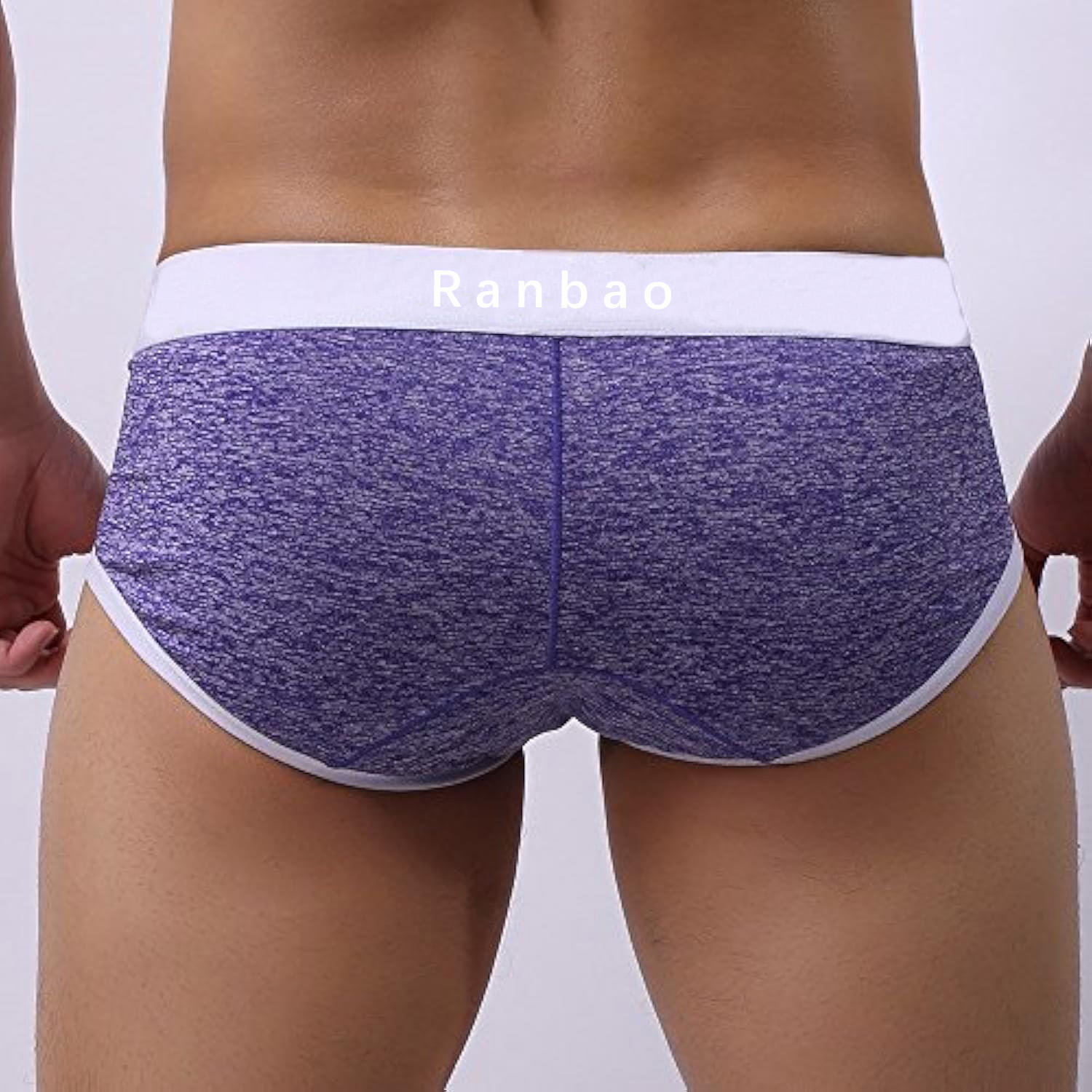 Contrast Low-rise Trunks Men's Guy Briefs Athletic Support Men's Underwear Pants Breathable Underpants Grundies for Male