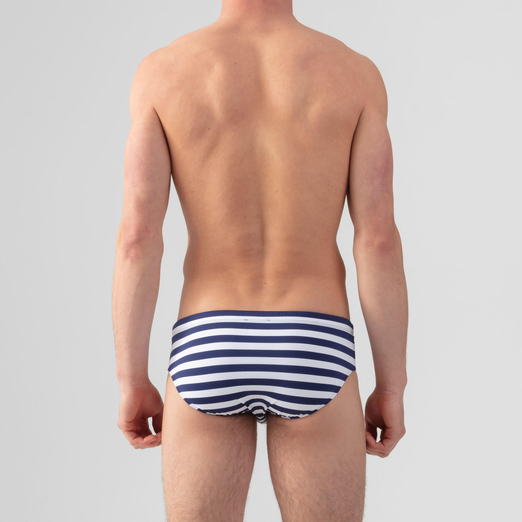 Transparent Men's Guy Swim Briefs Stripes Support Men's Underwear Casual Polo Pants Full Cup Breathable Underpants Grundies Pool