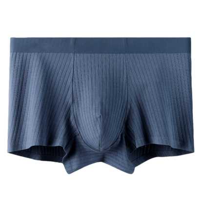 Men's Trunks Boxerjock Rib Boxer Briefs for Male Customized Elastic Waistband Body-hugging Underwear Athletic Fit 3D Pouch