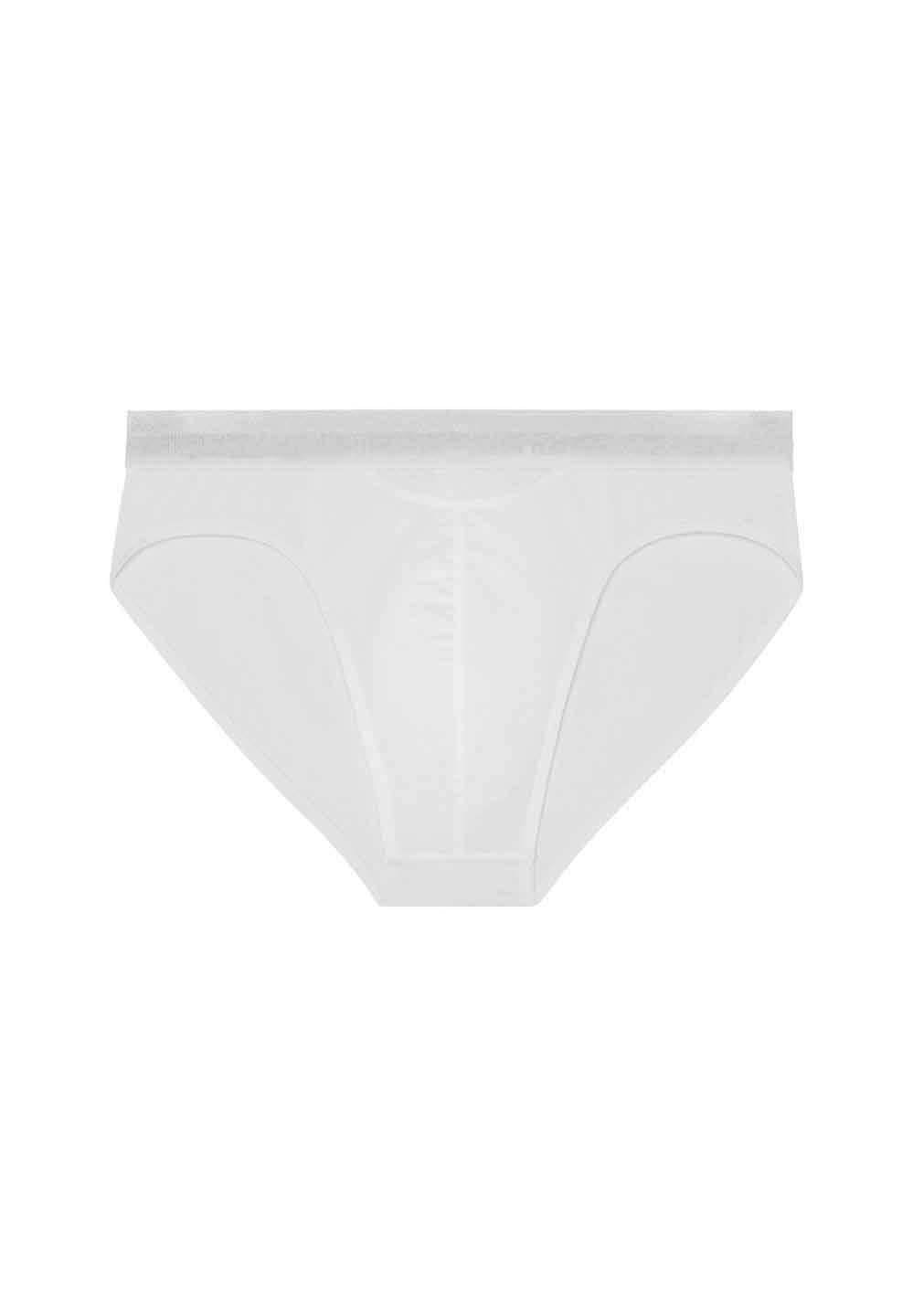 Elastic Waistband Regular Fit White Men's Guy Briefs Underwear Pants Breathable Underpants Grundies for Male OEM Everyday Wear