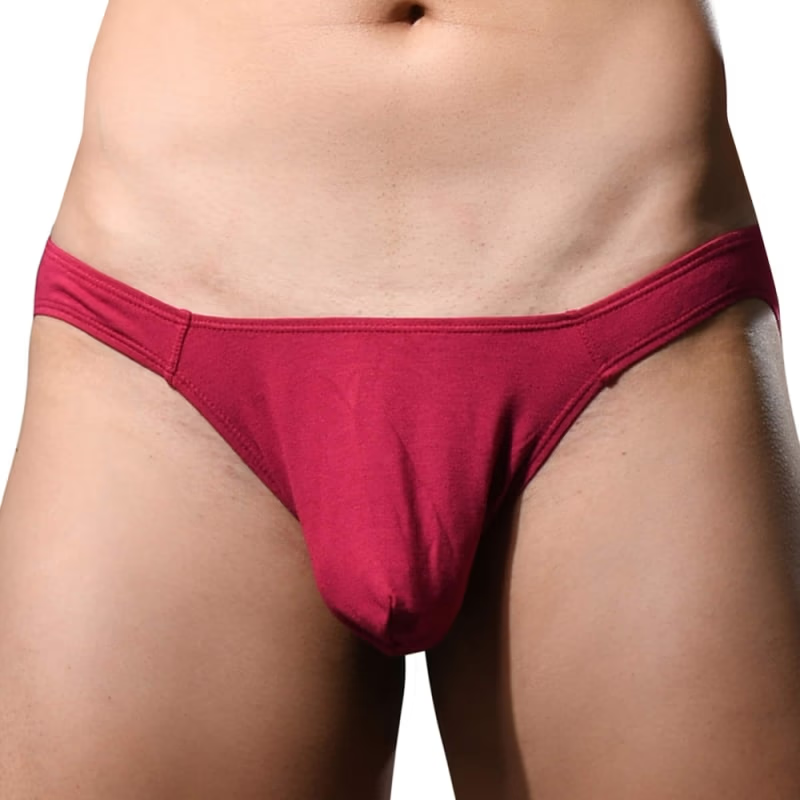 Men's Briefs Bikini Full Coverage Custom Logo Mens Low-rise Underwear Customized Sexy Solid Briefs Jock Brief for Male