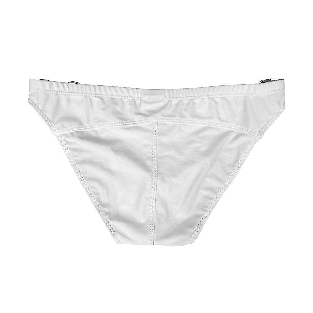 Sexy Male Men's Guy Briefs Men's Underwear with Buckle Pants Breathable Underpants Grundies Stretchy Bathing Wear OEM Elastic