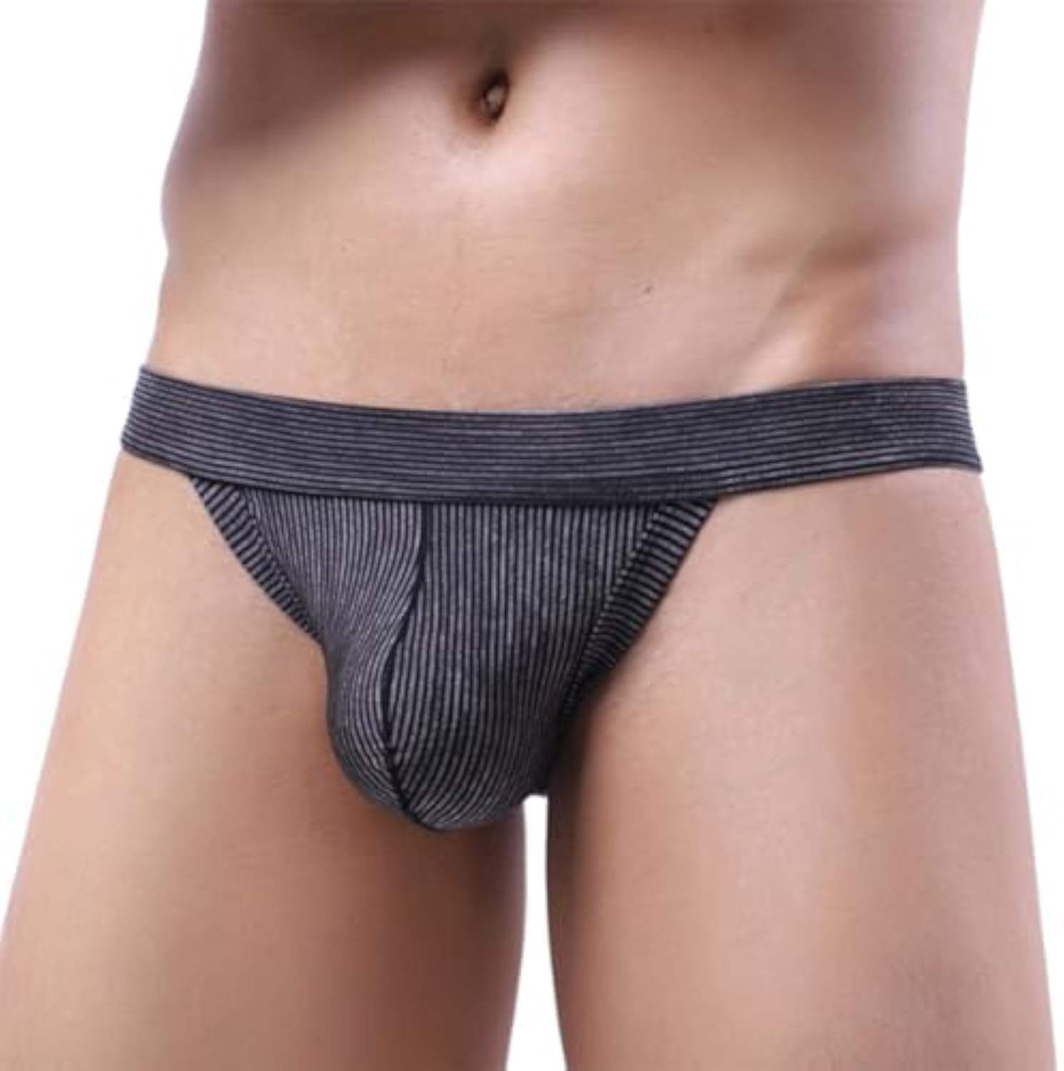 Solid Jockstraps Bottomless Briefs Sexy Support & Colorfast Men's Underwear Sports Wear Stretchy Thong Jock Strap