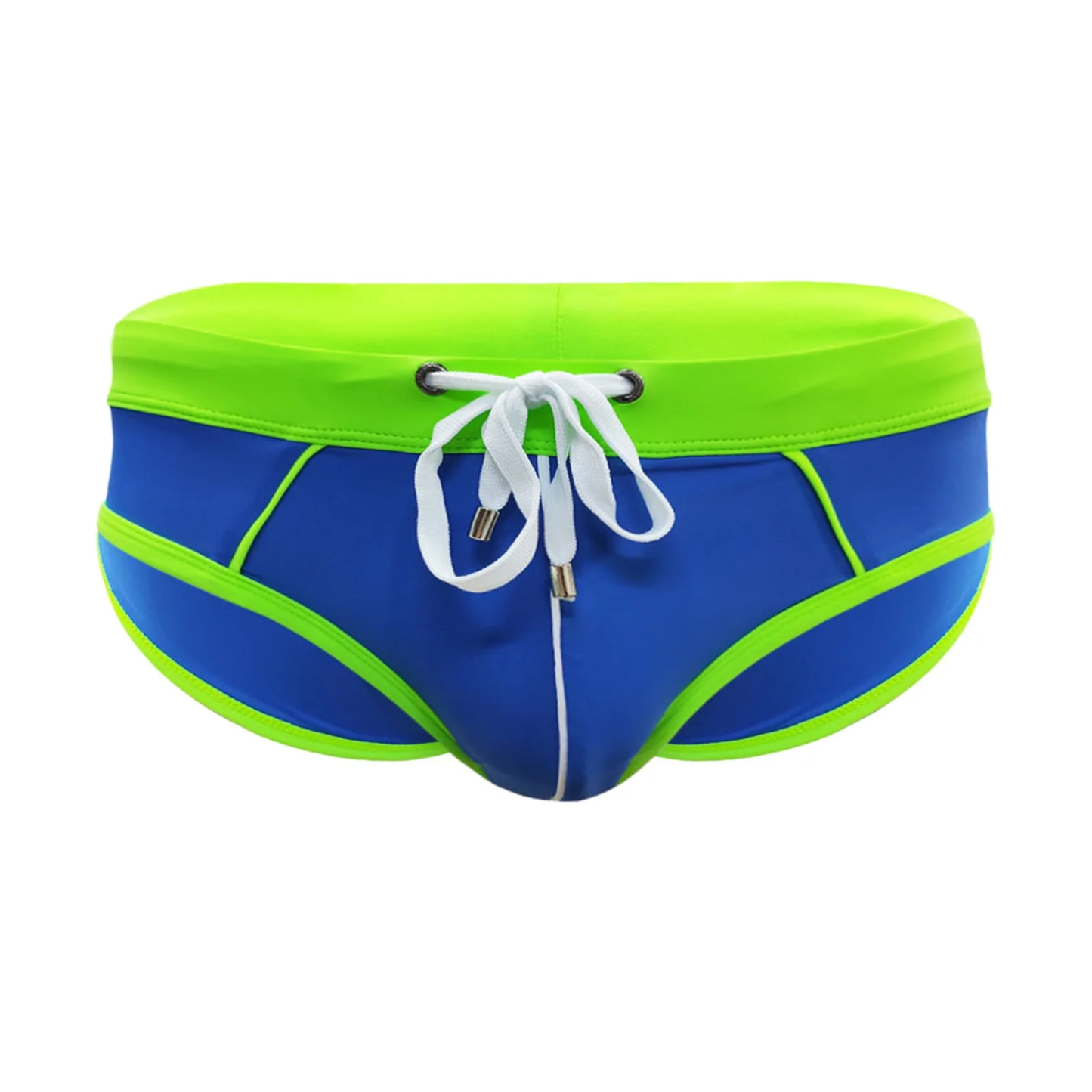 Swim Trunks Swimsuit Bikini Bathing Suit Men's Male Guy Briefs Underwear with Drawstring Pants Breathable Underpants Grundies