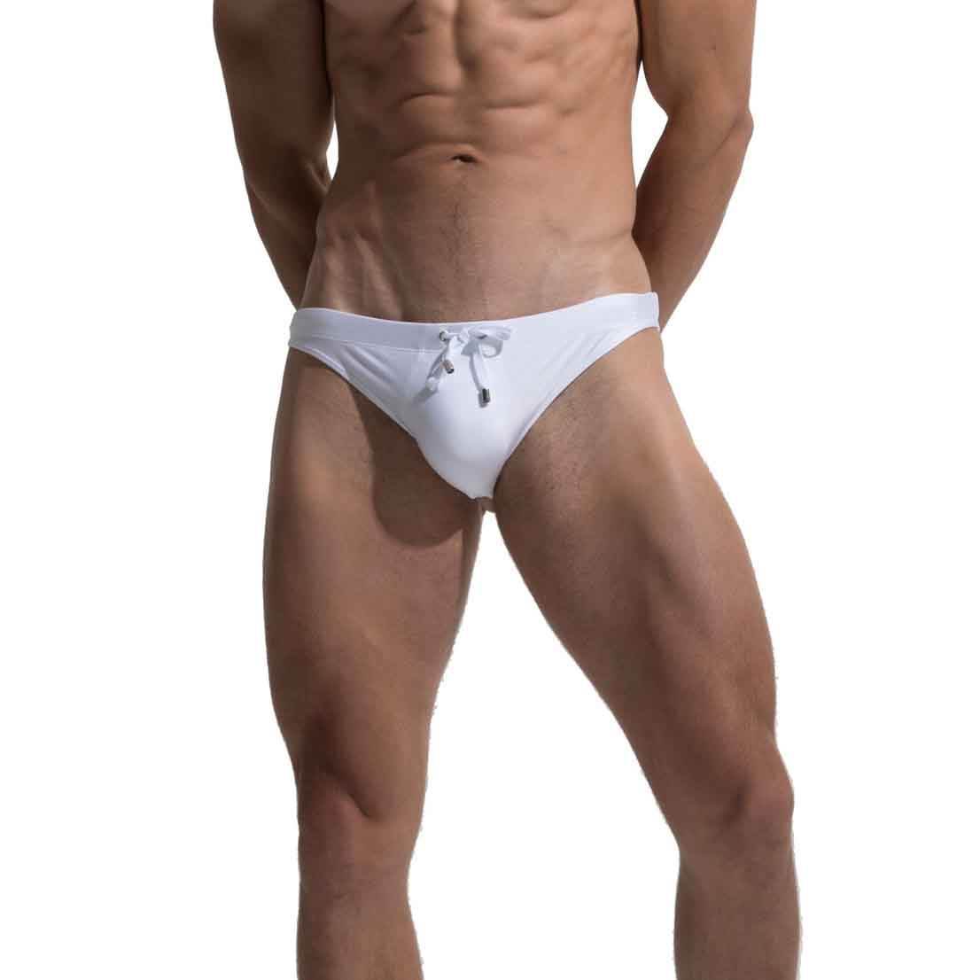Swimwear Men's Guy Sexy Briefs Underwear with Drawstring Bathing Wear Swimming Pool Beach Panty Pants Grundies Hot Swimsuit