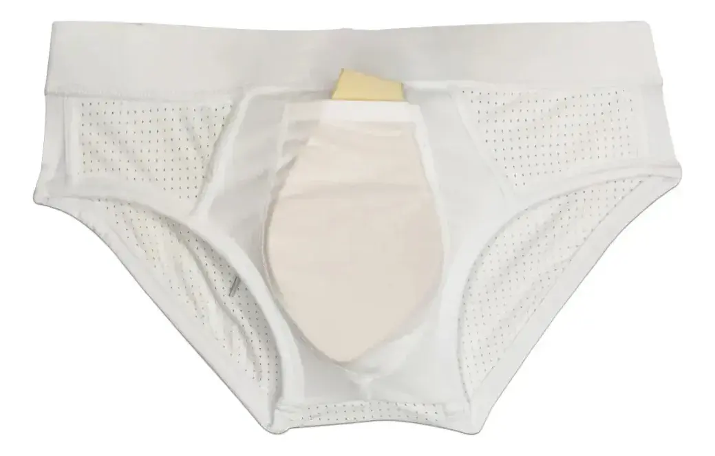 Men's Guy Swim Briefs with Pouch Mesh Regular Men's Underwear Casual Pants Full Coverage Breathable Underpants Grundies Swimwear