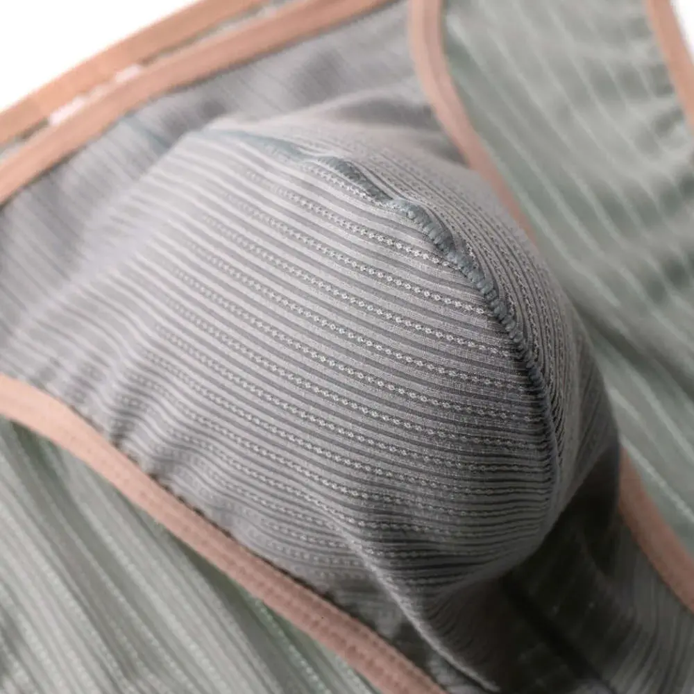 Knitted Detachable Side Briefs Sexy Comfy Front U Punch Men's Underwear Sports Wear Stretchy Thongs Panties Solid Sports