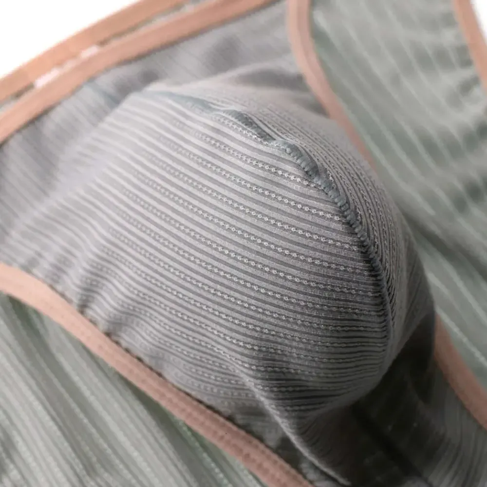 Knitted Detachable Side Briefs Sexy Comfy Front U Punch Men's Underwear Sports Wear Stretchy Thongs Panties Solid Sports