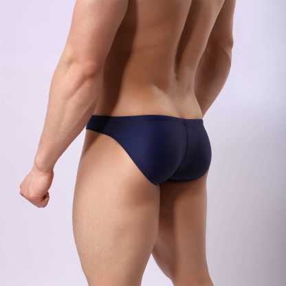 Swimwear Men's Guy Briefs Men's Underwear with Inner Drawstring Low-rise Pants Breathable Underpants Grundies Bikini Striped