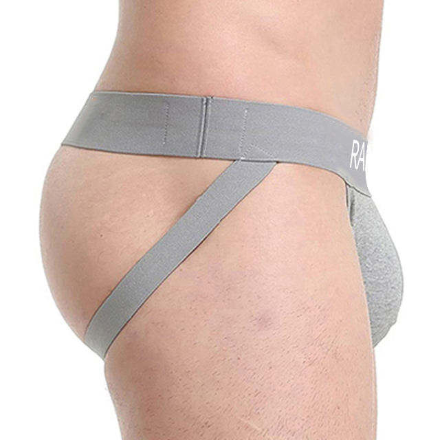 Hot Style Design Men's Sexy Underwear Natural Feeling Organic Cotton Briefs Open Butt Jockstraps
